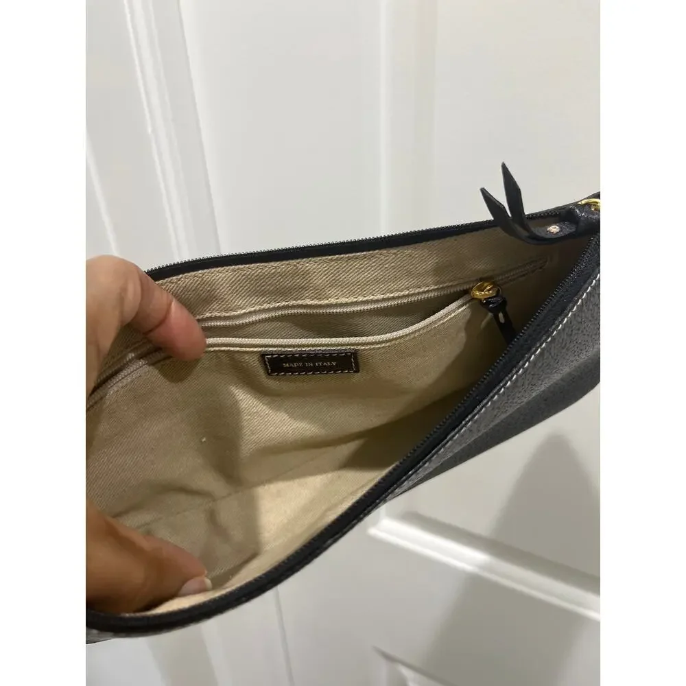 Kate Spade Vintage Black Leather Minimal Shoulder Bag